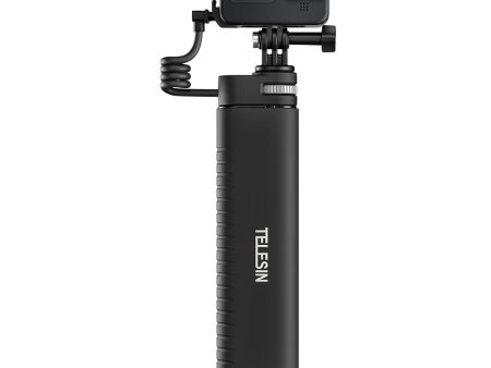 TELESIN 10000mAh Powerful Rechargeable Selfie Stick with USB-C Charging Cable for Cameras  Phones Online Sale