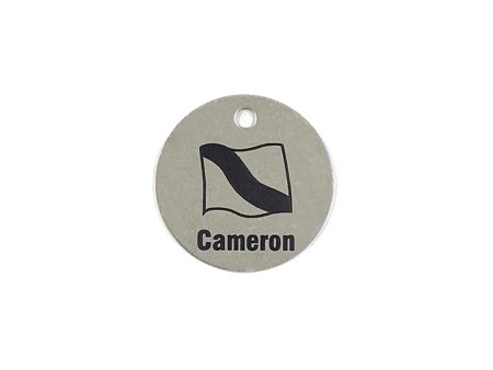 Stainless Steel Tag 1.5 inch Round - Laser Marked Fashion