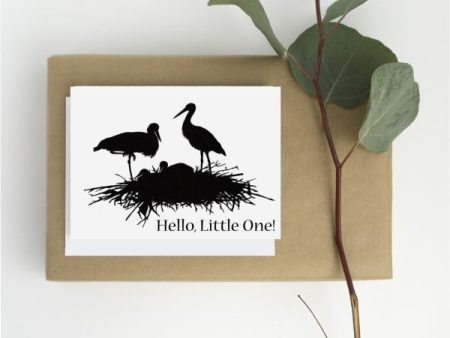 Squirrel Tacos Hello, Little One Greeting Card Online now