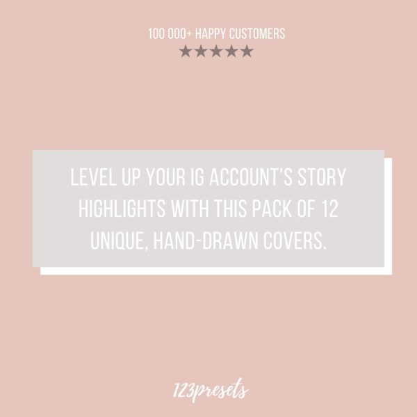 WEDDING IG HIGHLIGHT COVERS on Sale