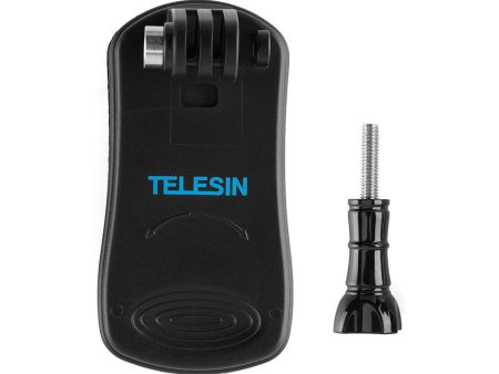 TELESIN 360° Rotation Backpack Clip Clamp Mount for Action Cameras For Sale