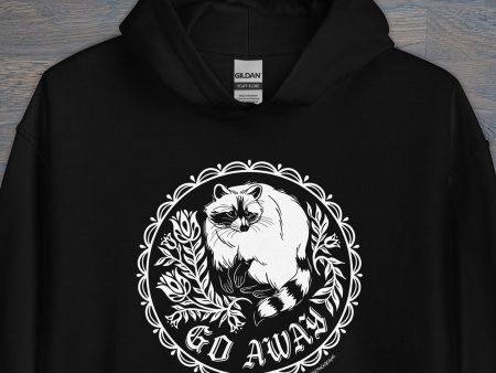 Thistle Finch Designs Go Away Hoodie Online now