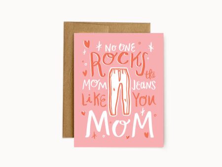 Hello Doodle Mom Jeans Card Online Hot Sale