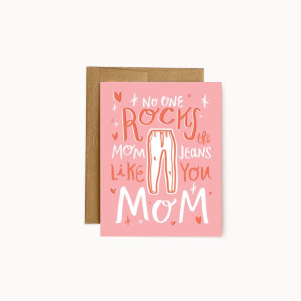 Hello Doodle Mom Jeans Card Online Hot Sale