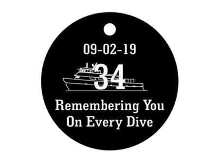 MV Conception Memorial Scuba Tag Online Sale