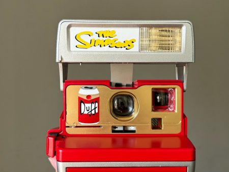 The Simpsons Duff Beer Polaroid Camera For Cheap