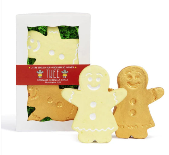 Twee Gingerbread Women Chalk For Sale