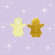 Twee Gingerbread Women Chalk For Sale