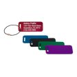 Metal Luggage Tag - Aluminum - Personalized - 3 X 1.25 inches Fashion