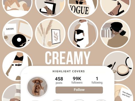 CREAMY IG HIGHLIGHT COVERS Sale