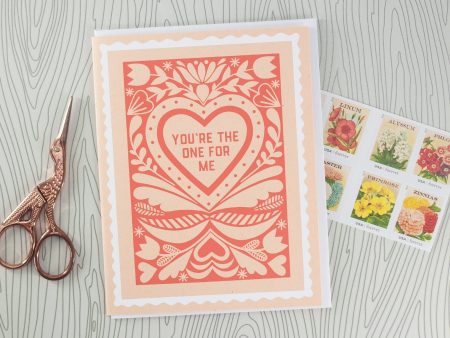 exit343design Stamp Insipred Love Card Hot on Sale