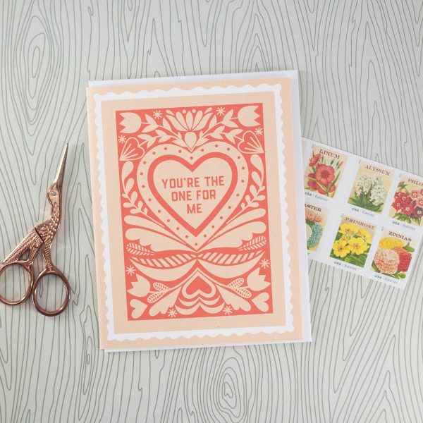 exit343design Stamp Insipred Love Card Hot on Sale