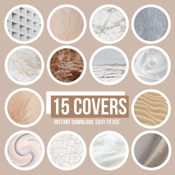 TEXTURES IG HIGHLIGHT COVERS Hot on Sale