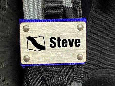 Scuba BC Name Tag - Stainless Steel Edition Hot on Sale