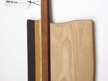 Honorable Oak Med Maple Handle Cutting Board Online Hot Sale