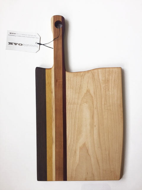 Honorable Oak Med Maple Handle Cutting Board Online Hot Sale