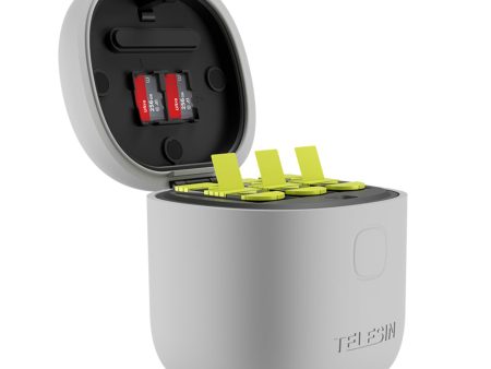 TELESIN Allin Box Portable Storage Charger with Batteries for GoPro Hero 12 11 10 9 Online Sale