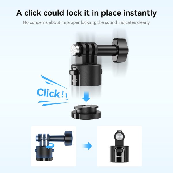 TELESIN Magnetic Quick Release Adapter Set Discount