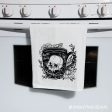 Thistle Finch Death Before Decaf Tea Towel Fashion