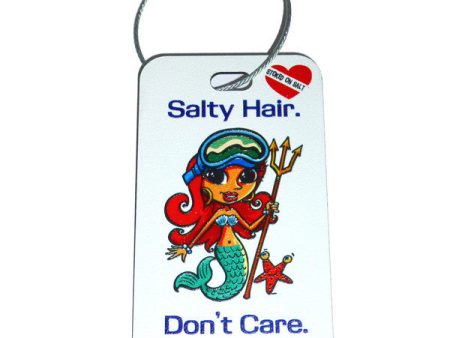 Mermaid Design Luggage Tag - Full Color Discount