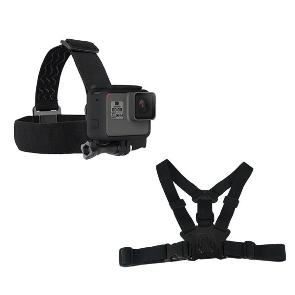 TELESIN Chest Belt Head Strap Mount for GoPro Online