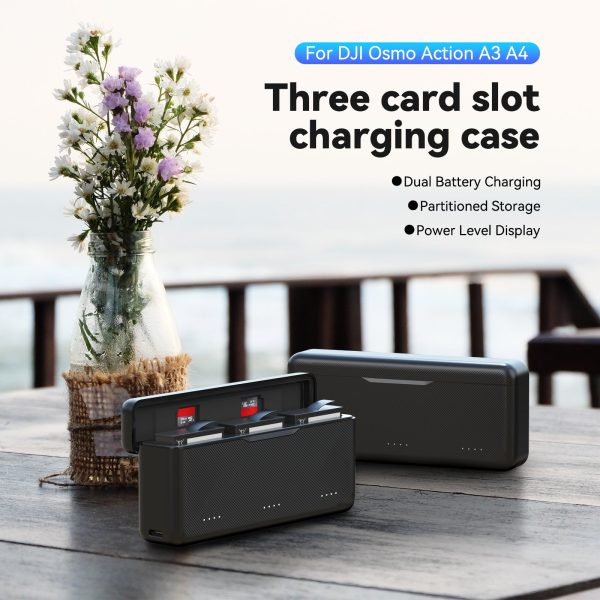 Telesin charging box for DJI Action4 3 5pro Cheap