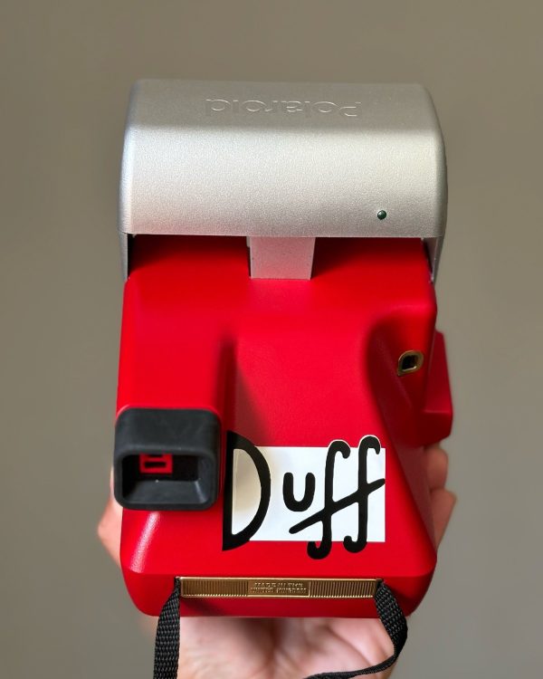 The Simpsons Duff Beer Polaroid Camera For Cheap