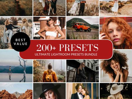 ULTIMATE 200+ LIGHTROOM PRESETS BUNDLE Sale