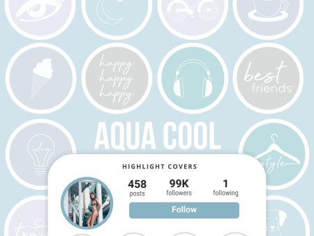 AQUA COOL IG HIGHLIGHT COVERS Hot on Sale