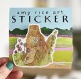 Amy Rice Flower Farm Beaver Sticker Cheap