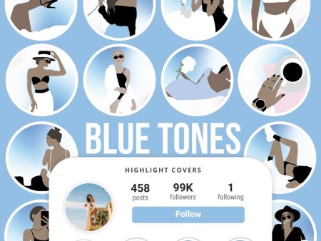 BLUE TONES IG HIGHLIGHT COVERS Online