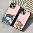 Tom and Jerry sharing Love Premium Glossy Cases on Sale