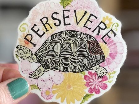 Amy Rice Persevere Sticker Hot on Sale