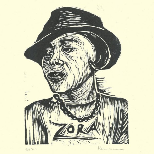 Horse & Hare Zora Neale Hurston Linocut Print Discount